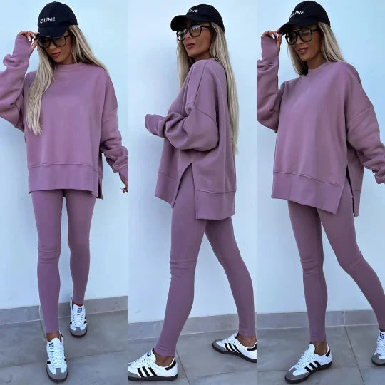 Tuotekuva – Alice – Väljä collegepaita ja leggingsit