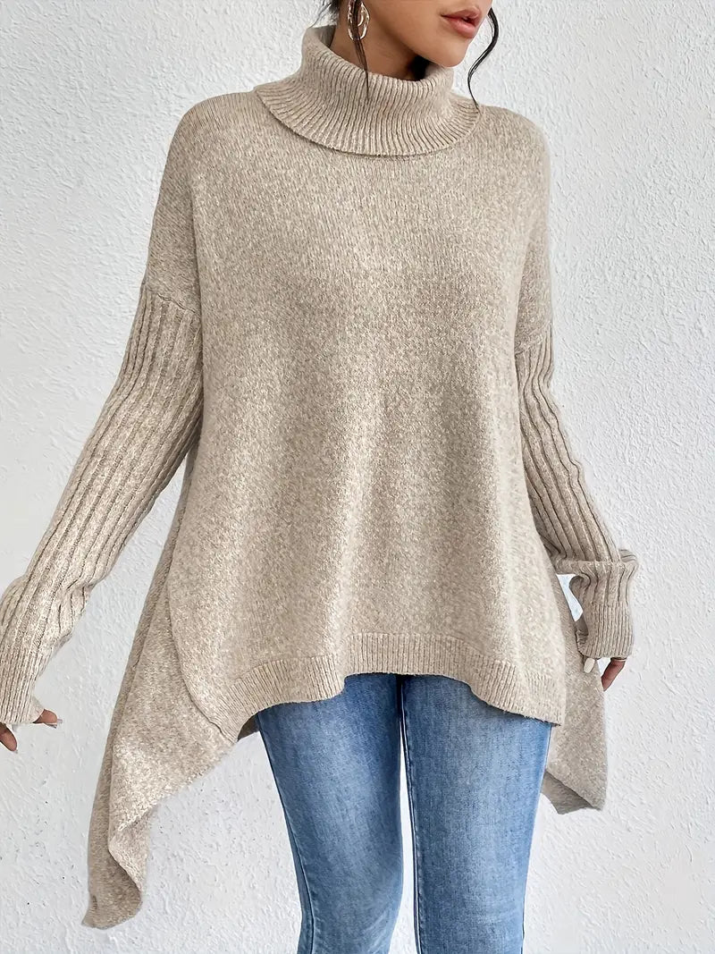 Tuotekuva – Bridgette™ – Pooloneule poolokauluksella ja kauluksella