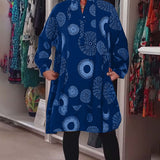 Tuotekuva – Marlene™ – Geometrisesti kuvioitu mekko