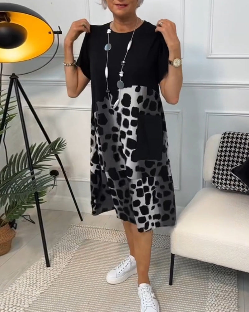 Tuotekuva – Sherlene – Kuvioitu mekko