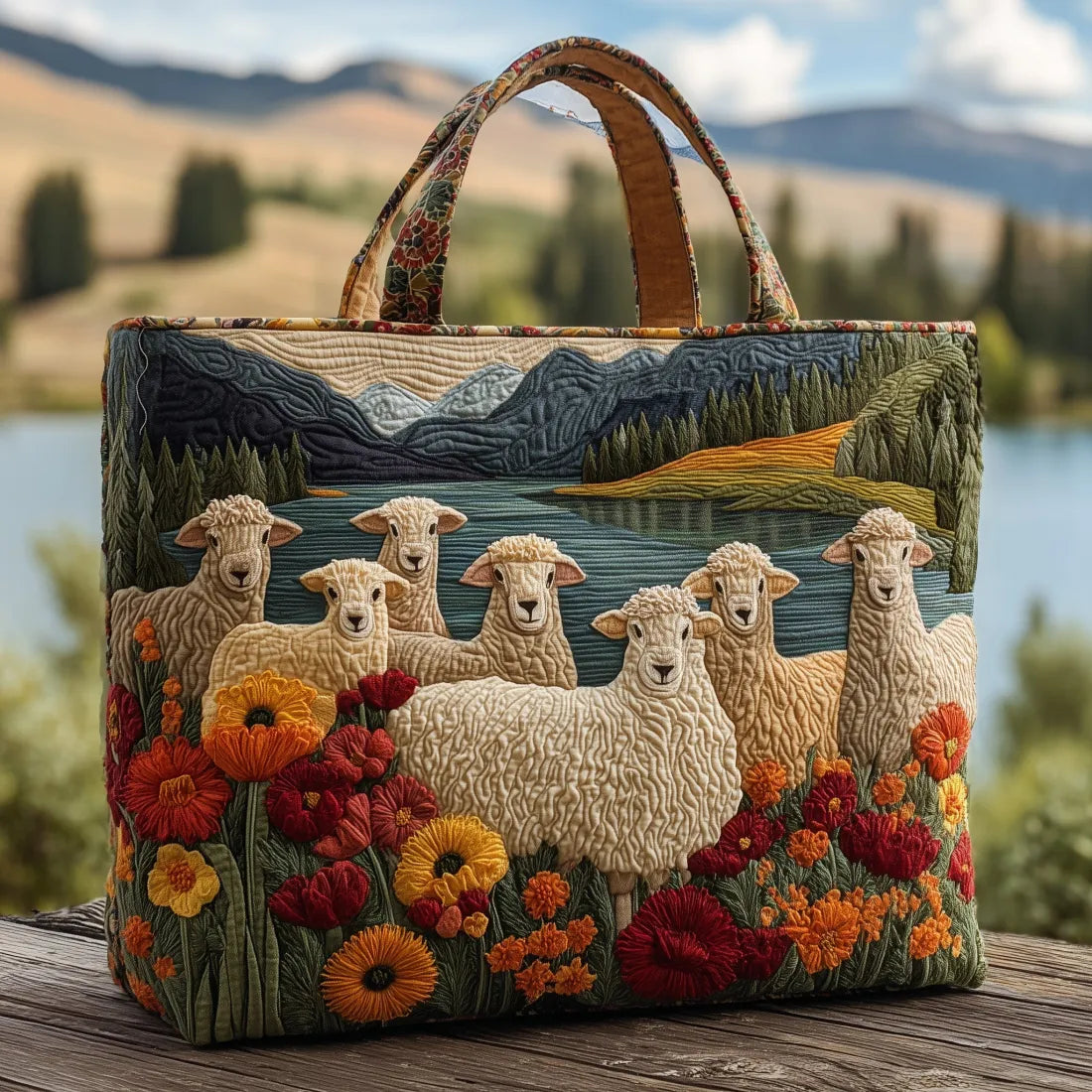Tuotekuva – Käsintehty tote-laukku