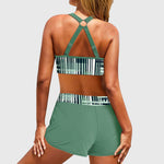 Tuotekuva – Janelle – Korkealeikkauksinen ribbineuloksinen bikini