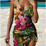 Tuotekuva – Fiesta – Kukkakuvioinen tankini shortseilla