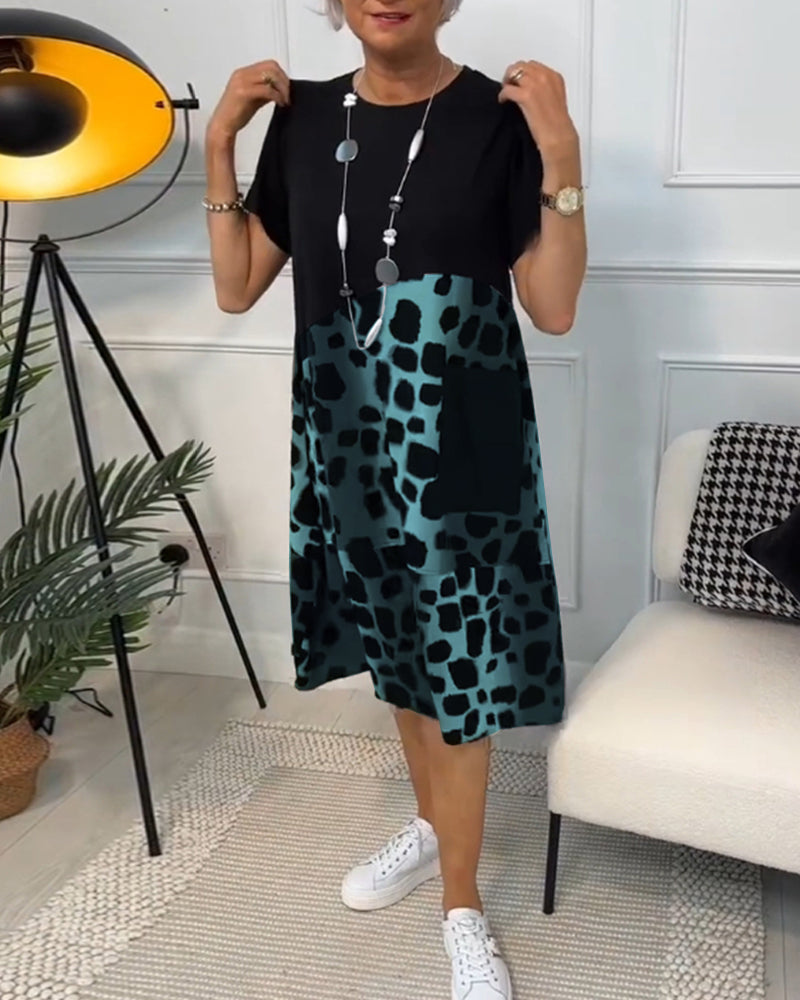 Tuotekuva – Sherlene – Kuvioitu mekko