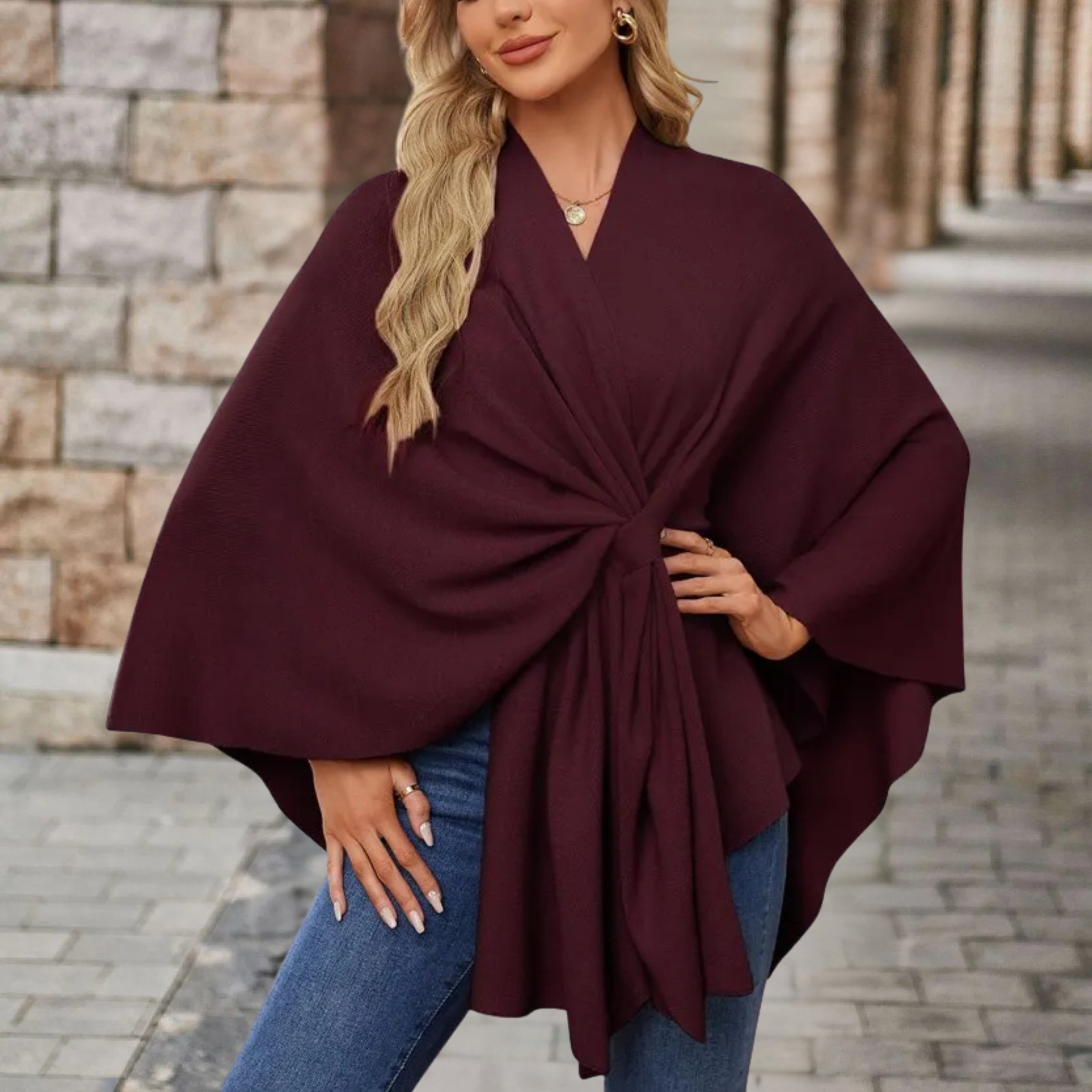 Tuotekuva – Lia™ – Tyylikäs poncho
