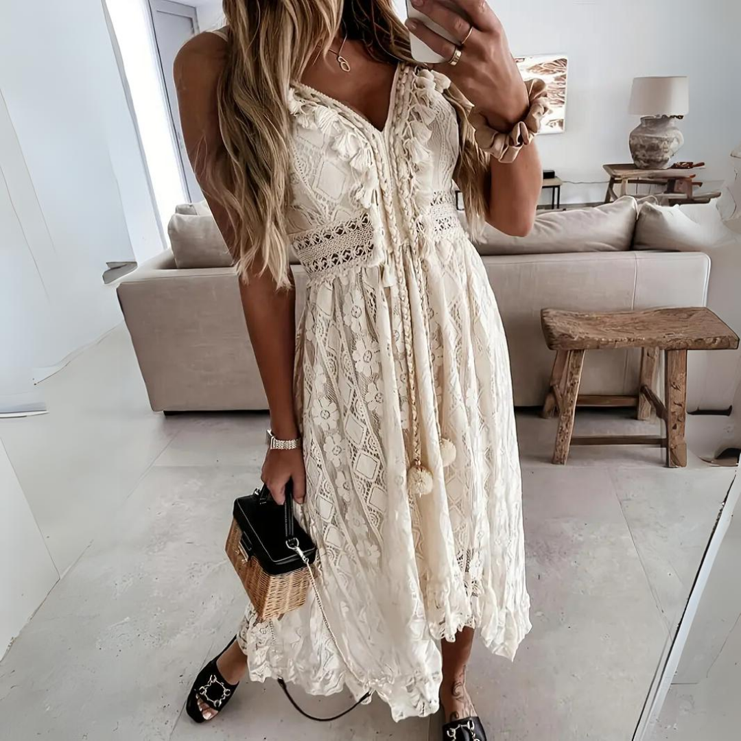Tuotekuva – Margaret™ – Tyylikäs boho-henkinen mekko
