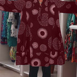 Tuotekuva – Marlene™ – Geometrisesti kuvioitu mekko