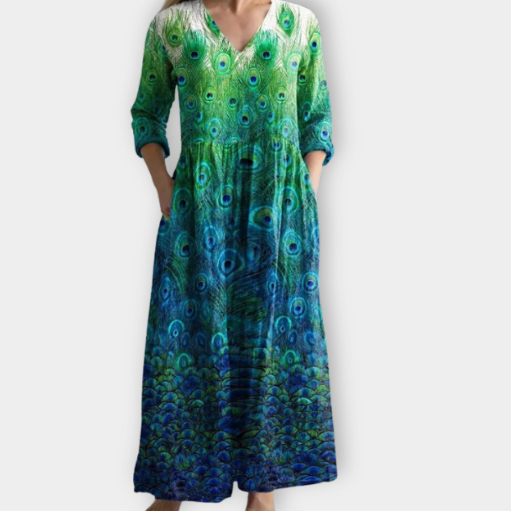 Tuotekuva – Wendelina – Boho-henkinen maksimekko