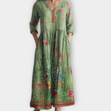 Tuotekuva – Lanfrida – Boho-henkinen maksimekko