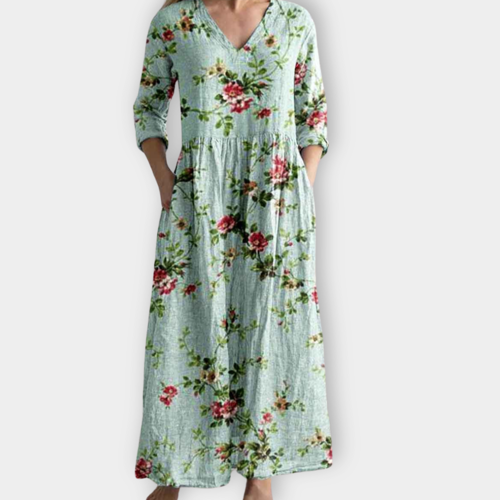 Tuotekuva – Iduna – Boho-henkinen maksimekko