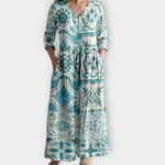 Tuotekuva – Xaviera – Boho-henkinen maksimekko