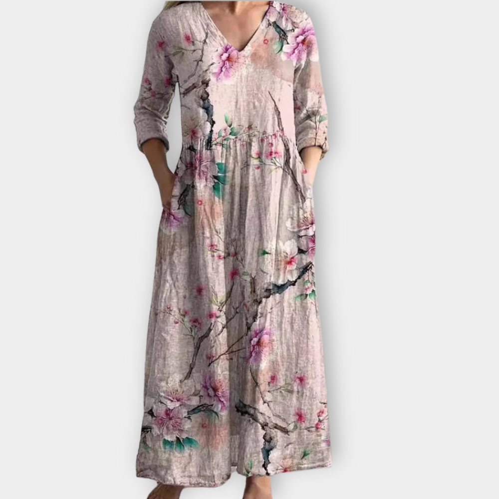 Tuotekuva – Radegunda – Boho-henkinen maksimekko