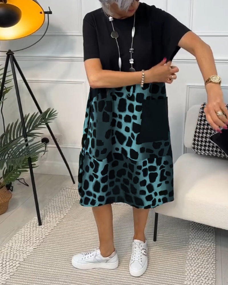 Tuotekuva – Sherlene – Kuvioitu mekko