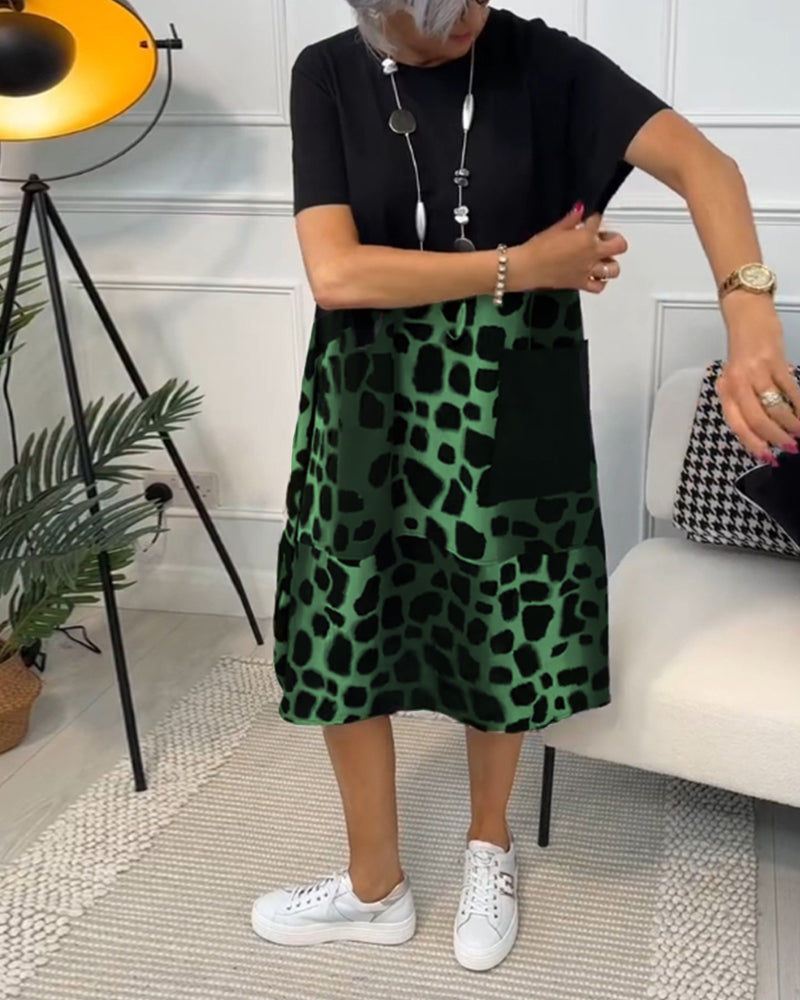 Tuotekuva – Sherlene – Kuvioitu mekko
