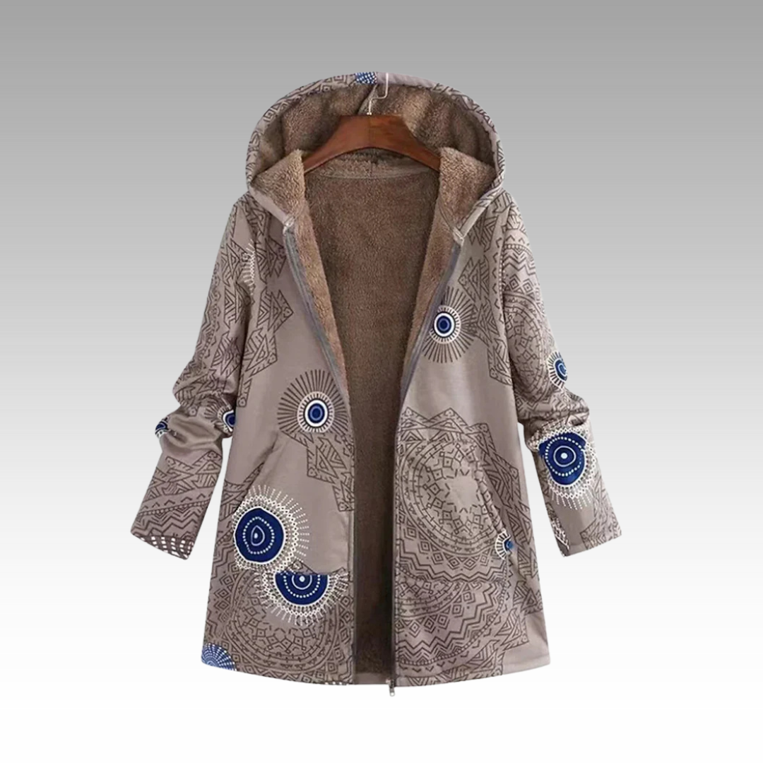 Tuotekuva – Cozeva™ – Boho-henkinen talvitakki