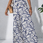 Tuotekuva – Jane™ – Boho-henkiset kukkakuvioiset sifonkihousut
