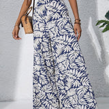 Tuotekuva – Jane™ – Boho-henkiset kukkakuvioiset sifonkihousut