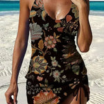Tuotekuva – Fiesta – Kukkakuvioinen tankini shortseilla