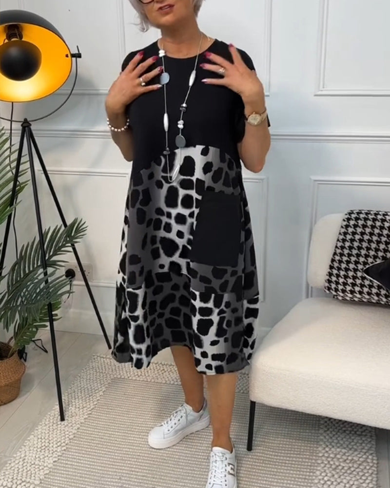 Tuotekuva – Sherlene – Kuvioitu mekko