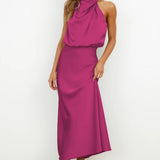 Tyra | Elegantti iltapuku, jossa on halterneck