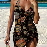 Tuotekuva – Fiesta – Kukkakuvioinen tankini shortseilla