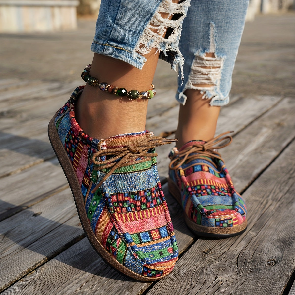 Tuotekuva – Sofia – Ortopediset nauhalliset loaferit