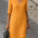 Tuotekuva – Elvy™ – Tyylikäs mekko V-pääntiellä
