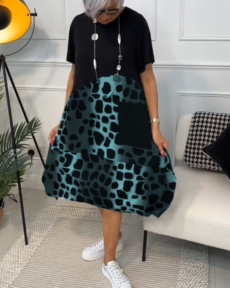 Tuotekuva – Sherlene – Kuvioitu mekko