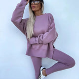Tuotekuva – Alice – Väljä collegepaita ja leggingsit