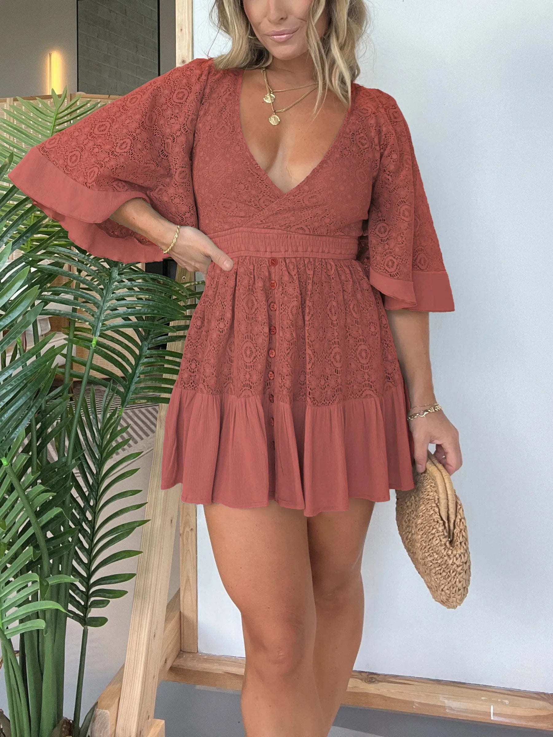 Tuotekuva – Pink Laura™ – Pitsinen mekko