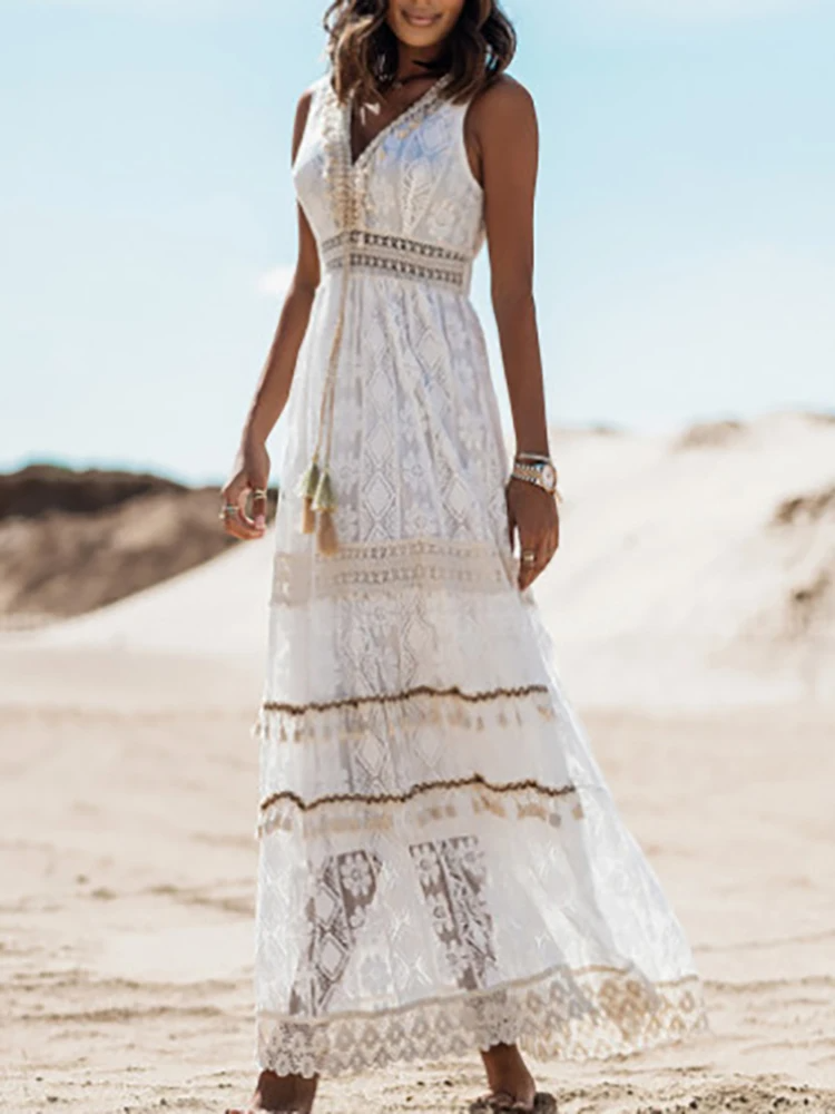 Tuotekuva – AVA – Boho-henkinen mekko