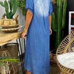 Tuotekuva – Ilse™ – Denim mekko V-pääntiellä