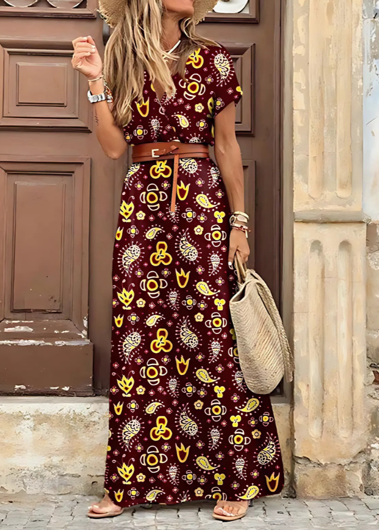 Tuotekuva – Tahlee™ – Tyylikäs boho-henkinen maksimekko
