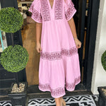 Tuotekuva – Hanna – Tyylikäs boho-henkinen mekko