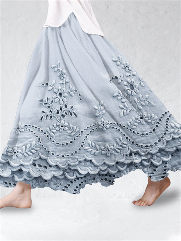 Tuotekuva – Aurette™ – Boheemihenkinen kuviollinen hame