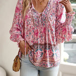 Tuotekuva – Helena™ – Kesäinen kukkakuvioinen toppi