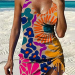 Tuotekuva – Fiesta – Kukkakuvioinen tankini shortseilla