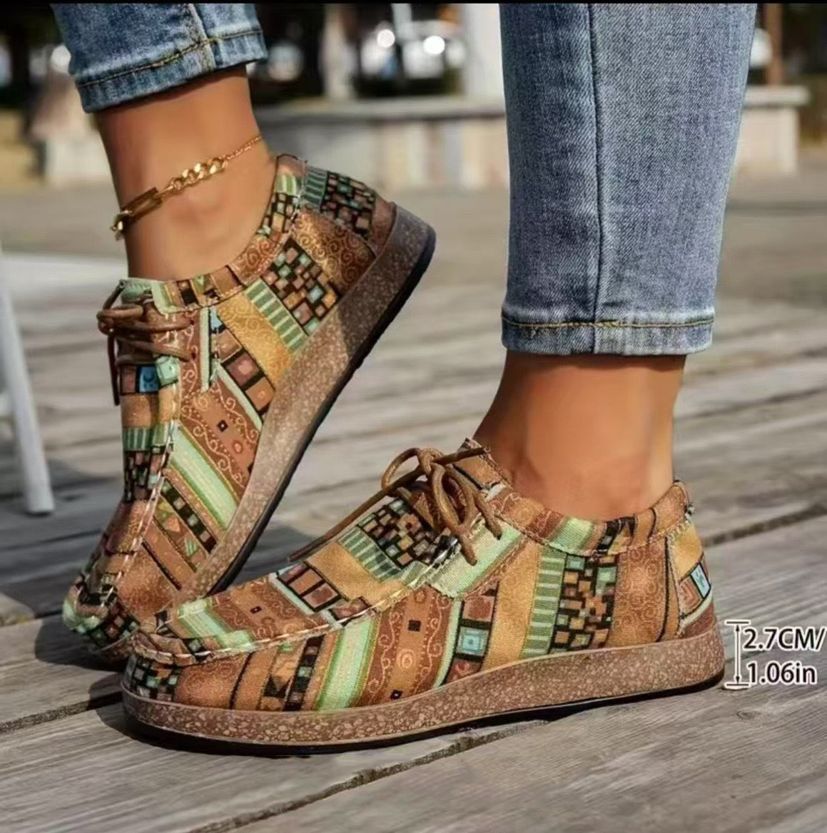 Tuotekuva – Sofia – Ortopediset nauhalliset loaferit