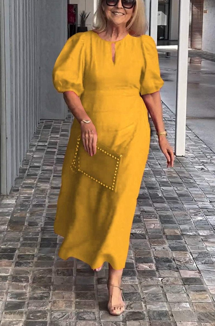 Tuotekuva – Juliana – Tyylikäs mekko puffihihoilla