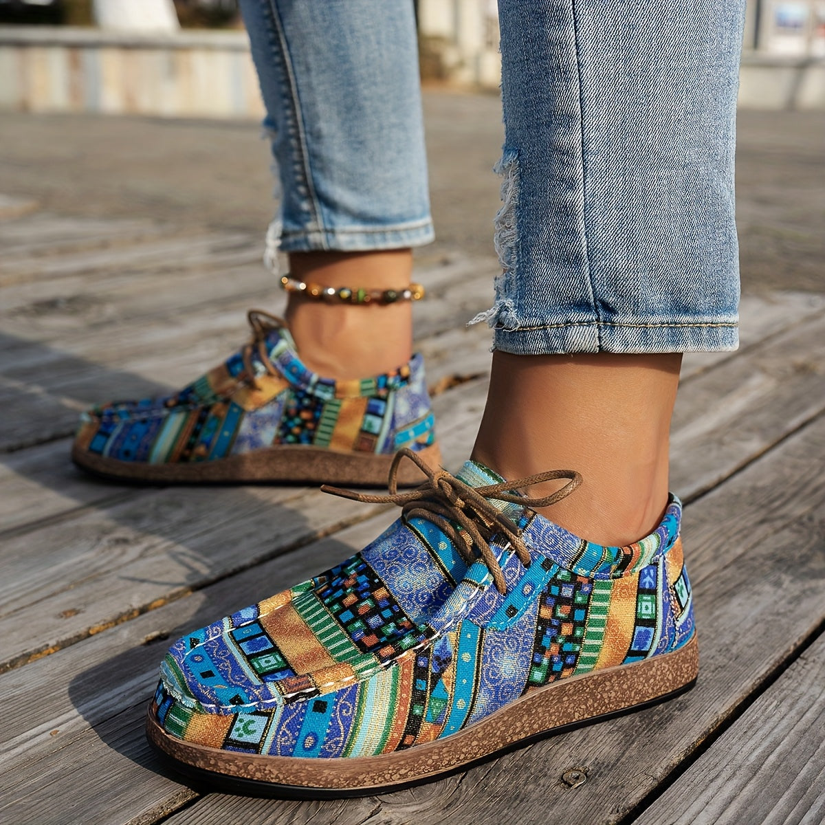Tuotekuva – Sofia – Ortopediset nauhalliset loaferit