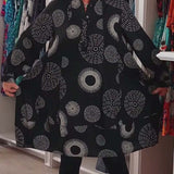 Tuotekuva – Marlene™ – Geometrisesti kuvioitu mekko