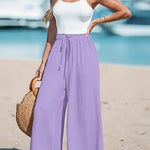 Tuotekuva – Avery™ – Hengittävät korkeavyötäröiset leveälahkeiset housut