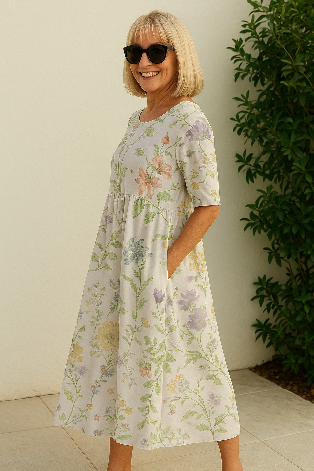 Tuotekuva – Eliza – Rento midimekko