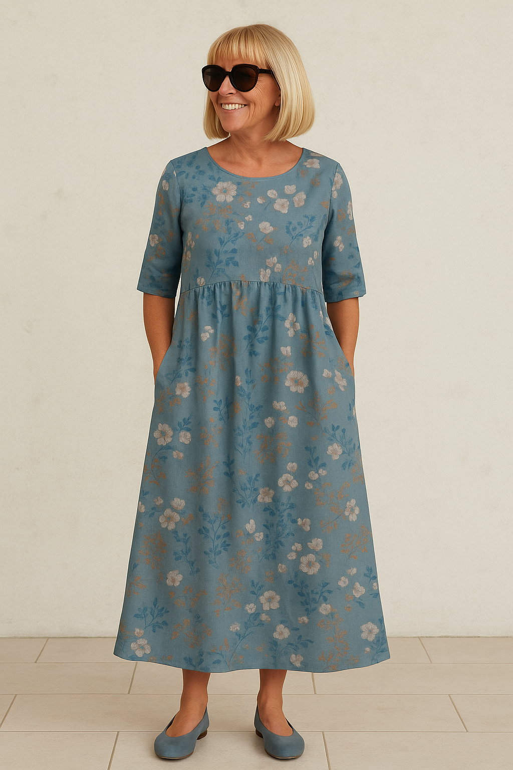 Tuotekuva – Eliza – Rento midimekko