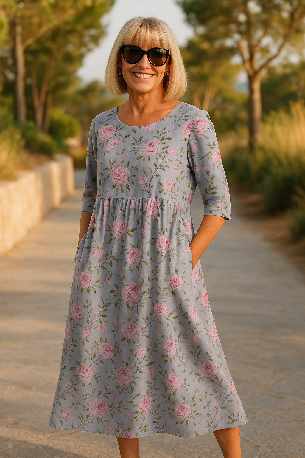Tuotekuva – Eliza – Rento midimekko