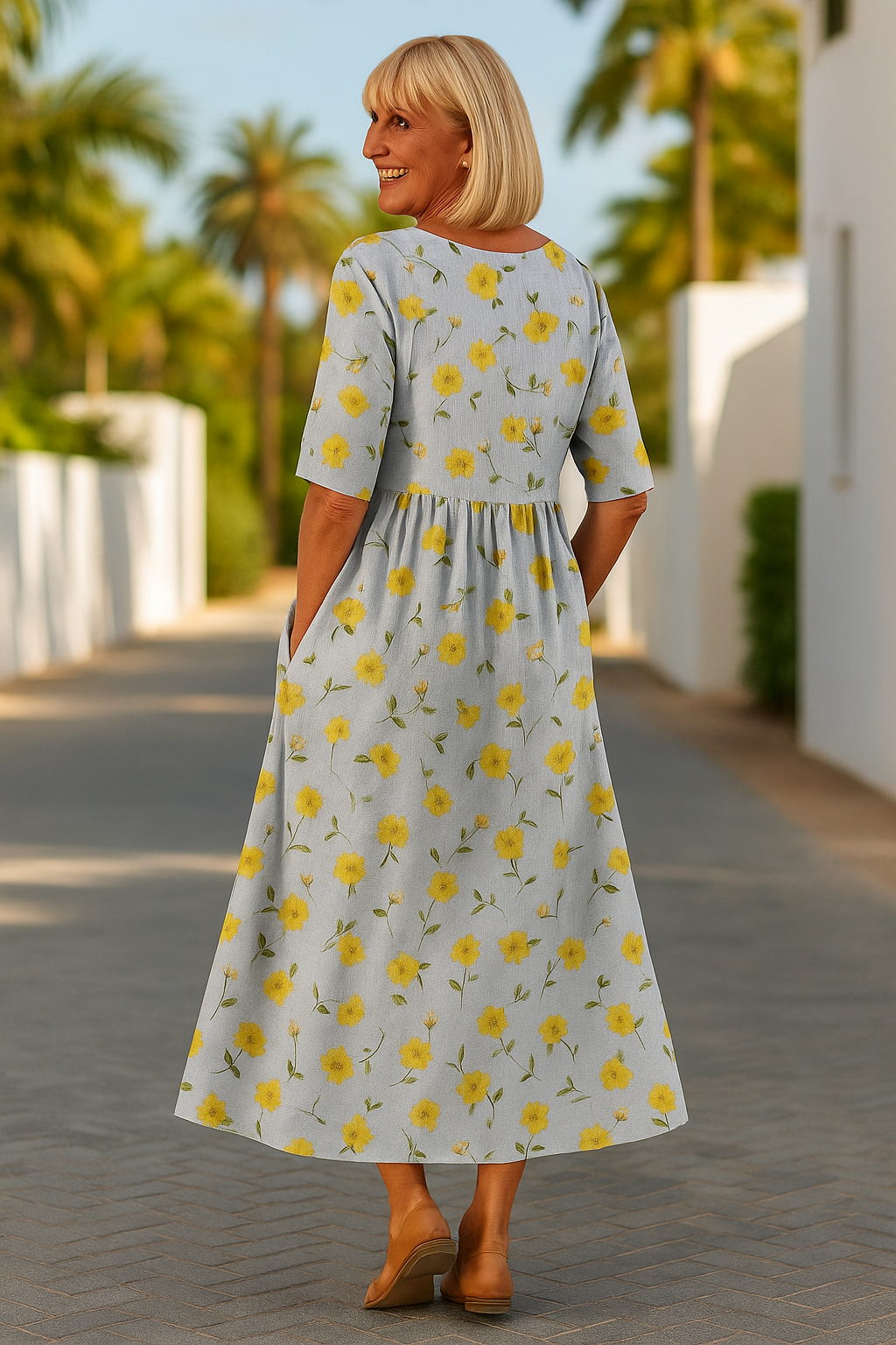 Tuotekuva – Eliza – Rento midimekko