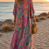 Tuotekuva – KLEMENTYNA – Tyylikäs boho-henkinen mekko