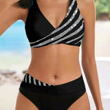 Sofia - Kuviollinen Bikini Lämpimissä Väreissä