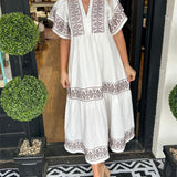 Tuotekuva – Hanna – Tyylikäs boho-henkinen mekko
