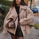 Tuotekuva – Lovie – Väljä villakangastakki